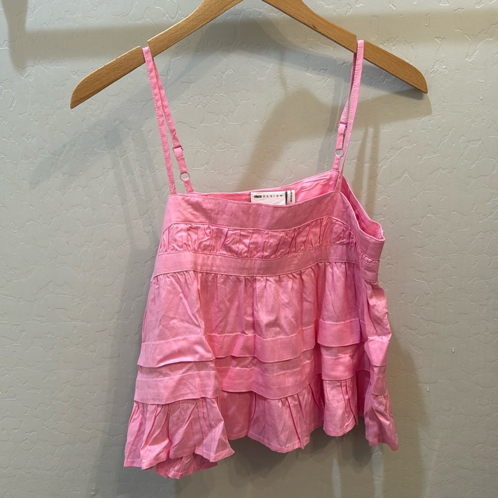 ASOS Design Pink top